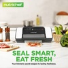 image:imageNutriChef Premium Vacuum Sealer Machine Automatic Powerful Food Vacuum Sealer Machine with Bags Touchscreen Cutter amp MultiModes for Dry Moist amp Soft Food Storage Prep and Sous Vide CookingBlackSilver