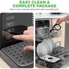 image:imageNutriChef Slushie Machine for Home  No Ice Needed Slushys 7in1 Preset Programs Self Clean Milkshakes Spiked Slush amp More  64 oz Quiet Operation OneTouch Start amp Includes Recipes  Black