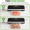 image:imageNutriChef Vacuum Sealer for Food  Automatic Electric Air Sealing Preserver System with Gentle and Normal Modes Roll Cutter Reusable Bags Meal Prep Storage Suitable for DryMoist FoodsBlack