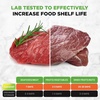 image:imageNutriChef Vacuum Sealer for Food  Automatic Electric Air Sealing Preserver System with Gentle and Normal Modes Roll Cutter Reusable Bags Meal Prep Storage Suitable for DryMoist FoodsStainless Steel