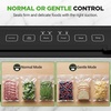 image:imageNutriChef Vacuum Sealer for Food  Automatic Electric Air Sealing Preserver System with Gentle and Normal Modes Roll Cutter Reusable Bags Meal Prep Storage Suitable for DryMoist FoodsBlackSilver