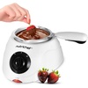 image:imageNutriChef Electric Fondue Pot  25W Chocolate Melting Warmer  88 Oz Capacity  Keep Warm Dipping Function amp Removable Pot  Perfect for Melting Chocolate Butter amp Cheese  WhiteOne Size