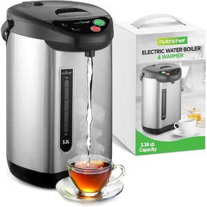 image:imageNutriChef 52 Qt Hot Water Dispenser with 5 Temperature Settings  Digital water boiler with 3 dispensing options stainless steel interior safety lock and quick heating34 Quarts