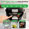 image:imageNutriChef Digital Water Boiler and Warmer  5L528 Qt Stainless Electric Hot Water Dispenser wLCD Display Rotating Base Keep Warm Auto Shut Off Safety Lock Instant Heating for Coffee amp Tea4 Liter