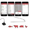 image:imageNutriChef Smart Bluetooth BBQ Thermometer  Upgraded Stainless Probe Safe to Leave in Grill Outdoor Barbecue or Meat Smoker  Wireless Remote Alert iOS Android Phone WiFi App  PWIRBBQ4009 x 17 x 72