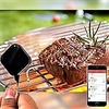 image:imageNutriChef Smart Bluetooth BBQ Thermometer  Upgraded Stainless Probe Safe to Leave in Grill Outdoor Barbecue or Meat Smoker  Wireless Remote Alert iOS Android Phone WiFi App  PWIRBBQ4009 x 17 x 72