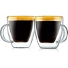 image:imageNutriChef Double Wall Insulated Cups  4pcs 52 oz High Borosilicate Glass Sweat Free Mugs Clear Drinkware for HotCold Drinks Coffee Espresso Cappuccino Latte Tea Microwavable Dishwasher Safe2 pack