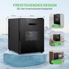 image:imageNutrichef 12 Bottle Slim Wine Fridge  Great for Both Red amp White Wines  Adjustable Temperature 41F to 64F  Ultra Quiet  Mini Wine Cooler For Home amp Office  Free Standing 18x13x20 IN  Black