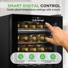 image:imageNutrichef 34 Bottle Wine Fridge  Single Zone Wine Chiller Great for both Red amp White Wines  Adjustable Temp 41F  64F  Ultra Quiet Operation  Wine Cooler for Home amp Office  33x19x17 IN Black