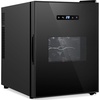image:imageNutrichef 12 Bottle Slim Wine Fridge  Great for Both Red amp White Wines  Adjustable Temperature 41F to 64F  Ultra Quiet  Mini Wine Cooler For Home amp Office  Free Standing 18x13x20 IN  Black
