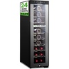 image:imageNutrichef 24 Bottle Wine Fridge  Dual Zone Wine Chiller Adjustable Temperature 41F to 64F Ultra Quiet Operation Free Standing Wine Cooler For Home amp Office 39 x 11 x 26 IN Black