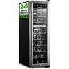 image:imageNutrichef 24 Bottle Wine Fridge  Dual Zone Wine Chiller Adjustable Temperature 41F to 64F Ultra Quiet Operation Free Standing Wine Cooler For Home amp Office 39 x 11 x 23 IN Black