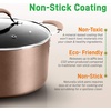 image:imageNutriChef 10 Durable Medium Fry PanNonStick HighQualified Cookware Induction PTFEPFOAPFOSFree Heat Resistant Lacquer Kitchen Ware Compatible with Models NCCW14S amp NCCW20S One Size Brown5 Quart Pot