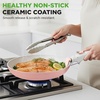image:imageNutriChef 13Piece Nonstick Kitchen Cookware Set  Heat Resistant Kitchenware Pots And Pans Set wSaucepan Frying Pans Cooking Pots Casserole Lids Utensils  NCCWA13