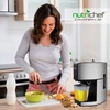 image:imageNutriChef Electronic Countertop Kitchen Oil PressHeatampPressing PowerCleaning BrushampPush RodDimensionsL x W x H 120 x 85 x 144EasytoClean Stain Resistant Construction PKOPR15