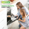 image:image10Piece Nonstick Bakeware Set  PFOA PFOS PTFE Free Food Grade Safe Carbon Steel Baking Tray Set  Oven Safe Up to 446F Pizza Loaf Muffin RoundSquare Pans Cookie Sheet Etc  NutriChef NCBS10SOnyx