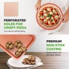 image:image10Piece Nonstick Bakeware Set  PFOA PFOS PTFE Free Food Grade Safe Carbon Steel Baking Tray Set  Oven Safe Up to 446F Pizza Loaf Muffin RoundSquare Pans Cookie Sheet Etc  NutriChef NCBS10SCopper