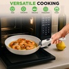 image:imageNutriChef 18Piece Ceramic Cookware Set with Detachable Handles Non Stick Pots and Pans PTFEFree Natural Ceramic Coating SpaceSaving Design Oven amp Stove Safe Includes Utensils GreenCream