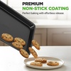 image:imageNutriChef Nonstick Baking Pans Set 6Piece Bakeware Oven Trays Cookie Sheets Muffin and Loaf Pans Dishwasher Safe Black