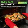 image:imageNutriChef Nonstick Baking Pans Set 6Piece Bakeware Oven Trays Cookie Sheets Muffin and Loaf Pans Dishwasher Safe Black