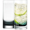 image:imageNutriChef 125oz Highball Drinking Glasses  Set of 2 Heavy Base Tall Tumbler Clear Glassware for Water Wine Beer Liquor Gin Cocktail Whiskey Juice Iced Coffee Mixed Drinks Dishwasher Safe