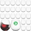 image:imageNutriChef 15 oz Stemless Crystal Wine Glasses Set of 12 Elegant Glasses for Red or White Wine UltraThin LeadFree Dishwasher Safe Seamless Bowl Design for Dining Parties amp Bars2XClear