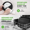image:imageNutriChef 8Piece Nonstick Bakeware Set  Baking Tray Set wNonStick Coating 450F Oven Safe Round Cake Loaf Muffin WideSquare Pans Cookie Sheet BlueGray