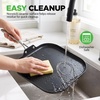 image:imageNutriChef 11Inch Griddle Pan  Ceramic Nonstick with Induction Base  PFASfree ceramic coated cookware with stainless steel handle oven safe to 500F dishwasher safeBlack