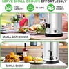 image:imageNutriChef 13L Hot Water Dispenser  Electric Water Boiler Stainless Steel  13L beverage dispenser with keep warm function nondrip tap safety lock lid amp foodgrade stainless steel interior137 Quarts
