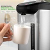 image:imageNutriChef 13L Hot Water Dispenser  Electric Water Boiler Stainless Steel  13L beverage dispenser with keep warm function nondrip tap safety lock lid amp foodgrade stainless steel interior34 Quarts