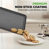 image:imageNutriChef 8 Piece Nonstick Bakeware Set  Carbon Steel Baking Pans for Oven  Includes Sheet Pan Muffin Loaf Round and Square Cake Pan  Dishwasher Safe Stackable Design Oven Safe up to 446FBrown