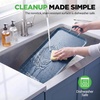 image:imageNutriChef Double Burner Griddle  Flat Top Griddle for Stove Top  Nonstick marblecoated griddle pan with extralarge easy to clean cooking surface perfect for pancakes and tortillasBlue