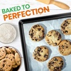 image:imageNutriChef 2Piece XL Mega Cookie Sheet Baking Pans Set  22 x 16 Nonstick Carbon Steel Oven Tray Dishwasher Safe Stackable Bakeware  Perfect for Cookies and Sheet Meals 4 PACK 8 Pans