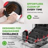 image:imageNutriChef 42Piece Nonstick Bakeware Set  Carbon Steel Baking Pans Set with Oven Mitts Muffin Trays Cookie Sheets Loaf Pan amp Accessories for Cakes Pizza amp Bread8Piece Set