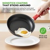image:imageNutriChef 42Piece Nonstick Bakeware Set  Carbon Steel Baking Pans Set with Oven Mitts Muffin Trays Cookie Sheets Loaf Pan amp Accessories for Cakes Pizza amp Bread21Piece Set