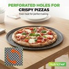 image:imageNutriChef 6Pack13 NonStick Pizza Pans Round Pizza Pans for Oven CommercialGrade Carbon Steel NonStick Gray Coating Ideal for Baking Pizza Cookies and More Dishwasher Safe6 Pack