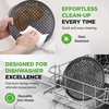 image:imageNutriChef 6Pack13 NonStick Pizza Pans Round Pizza Pans for Oven CommercialGrade Carbon Steel NonStick Gray Coating Ideal for Baking Pizza Cookies and More Dishwasher Safe1 Pack