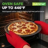 image:imageNutriChef 6Pack13 NonStick Pizza Pans Round Pizza Pans for Oven CommercialGrade Carbon Steel NonStick Gray Coating Ideal for Baking Pizza Cookies and More Dishwasher Safe1 Pack