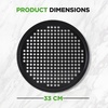 image:imageNutriChef 6Pack13 NonStick Pizza Pans Round Pizza Pans for Oven CommercialGrade Carbon Steel NonStick Gray Coating Ideal for Baking Pizza Cookies and More Dishwasher Safe6 Pack