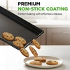 image:imageNutriChef 8Pack Nonstick XL Cookie Sheets for Baking  22 x 16 Extra Large Carbon Steel Oven Baking Trays  Non Stick Coating Stackable Baking Pans2 Piece Black