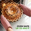 image:imageNutriChef French Wreath Fluted Cake Baking Pan Extra Thick NonStick Aluminum Baking Pan Even Baking and Browning Oven Safe PFOA Free Perfect for Cakes Bread and More 94 x 94 x 39Spring Water