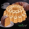 image:imageNutriChef French Wreath Fluted Cake Baking Pan Extra Thick NonStick Aluminum Baking Pan Even Baking and Browning Oven Safe PFOA Free Perfect for Cakes Bread and More 94 x 94 x 39Marquise