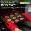 image:imageNutriChef Nonstick XL Cookie Sheet Baking Pan  22 x 16  Durable Carbon Steel PFOA Free Dishwasher Safe Perfect for Cookies Cakes Lasagna and More  6 PACKBlack