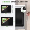 image:imageNutriChef Nonstick XL Cookie Sheet Baking Pan  22 x 16  Durable Carbon Steel PFOA Free Dishwasher Safe Perfect for Cookies Cakes Lasagna and More  6 PACKBlack