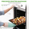 image:imageNutriChef Nonstick XL Cookie Sheet Baking Pan  22 x 16  Durable Carbon Steel PFOA Free Dishwasher Safe Perfect for Cookies Cakes Lasagna and More  6 PACKBlack
