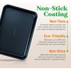 image:imageNutriChef Nonstick XL Cookie Sheet Baking Pan  22 x 16  Durable Carbon Steel PFOA Free Dishwasher Safe Perfect for Cookies Cakes Lasagna and More  6 PACKBlue
