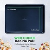 image:imageNutriChef Nonstick XL Cookie Sheet Baking Pan  22 x 16  Durable Carbon Steel PFOA Free Dishwasher Safe Perfect for Cookies Cakes Lasagna and More  6 PACKBlue