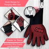 image:imageNutrichef BBQ Gloves 1472F Heat Resistant  Fireproof Mitts with Silicone Grip  Perfect for Men Who Love Barbecue Grilling Cooking amp Camping  14IN Food Grade Washable Kitchen Oven Mitts
