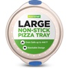 image:imageNutriChef 13Inch NonStick Pizza Tray with Silicone Handle  Perforated Carbon Steel Dishwasher Safe PFOA Free  Champagne Gold  12 PackChampagne Gold