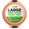 image:imageNutriChef 13Inch NonStick Pizza Tray with Silicone Handle  Perforated Carbon Steel Dishwasher Safe PFOA Free  Champagne Gold  12 PackCopper